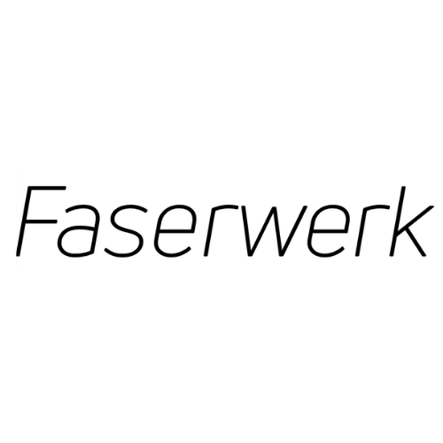 LOGO FASERWERK NOIR SUR FOND BLANC