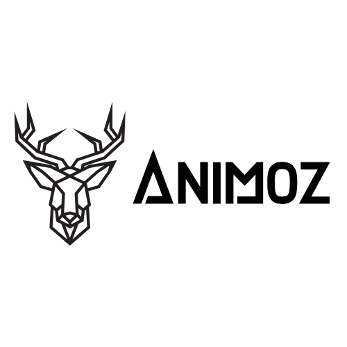 LOGO ANIMOZ NOIR SUR FOND BLANC